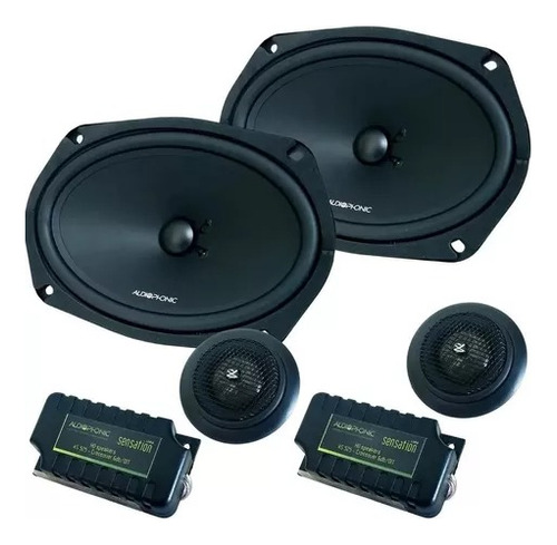 Kit 2 Vias Audiophonic Sensation Ks 690 6x9'' 160wrms 4 Ohms