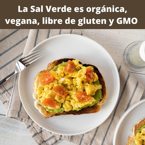 Imagen 3 de 6 de Sal Verde - Sustituto De Sal - 2 Sobres 250 G + 50 G Regalo