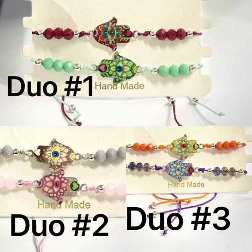 2 X 1 Pulsera Mano De Fatima Ojo Turco Alebrije