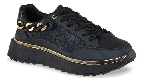 Tenis Viviana Negro Para Mujer Croydon