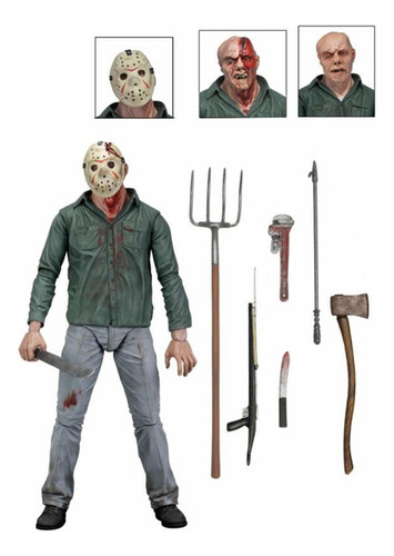 Viernes 13 Parte 3 Jason Vorhees Figura Modelo Juguete