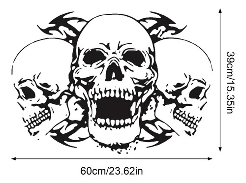 Pegatina De Calavera Para Coche Pegatinas Adhesivas De Calav