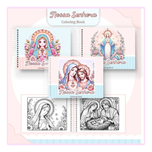 Arquivo De Corte - Livrinho De Colorir 22 Nossa Senhora