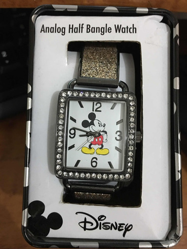 Reloj Disney Mickey Mouse Estuche Metalico 002