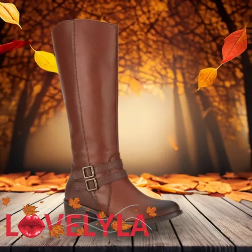 Botas de piel online para dama andrea