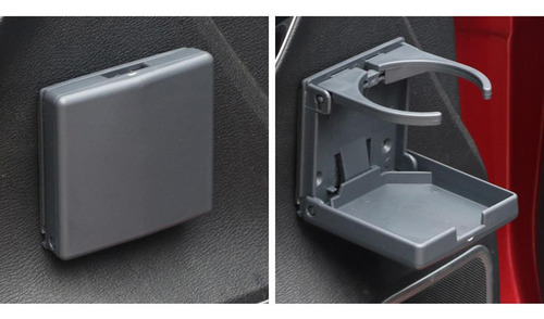 2x Portavasos Plegable Universal Para Bebidas Con Accesorios