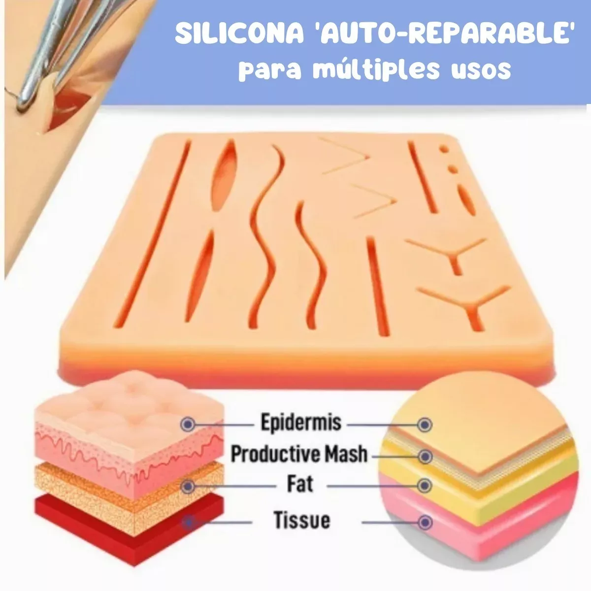 Tercera imagen para búsqueda de pad para sutura