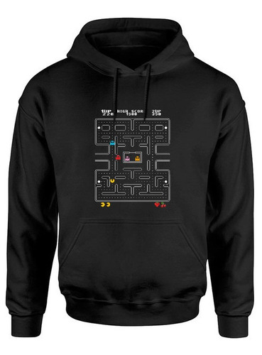 Buzo Hoodie Pac Juegos Arcade Retro Man R13