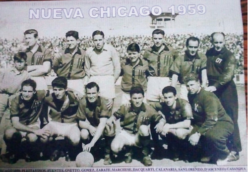 Banner Club Atletico Nueva Chicago Formacion 1959