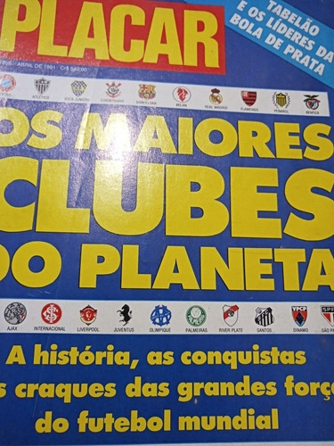 Revista Placar N 1058 Os Maiores Clubes Do Planeta