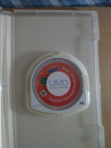 Jogo Psp Umd Football Mananger Handheld 2008 Completo Raro! (Usado)