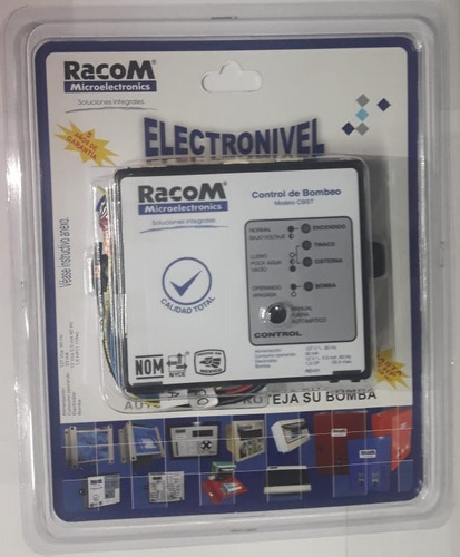 Control De Bombeo Modelo Cbst Marca Racom | Envío gratis