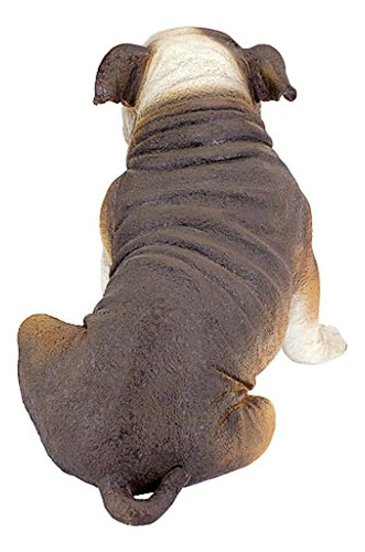 Diseño Toscano Buster The Bulldog Decoración Británica Garde