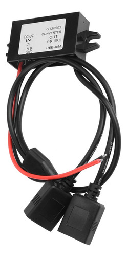 Convertidor Reductor Usb Dual Dc-dc 12v A 5v 3a