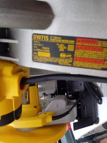 Imagen 5 de 7 de Sierra Ingleteadora 12 Dewalt Dw715 Original