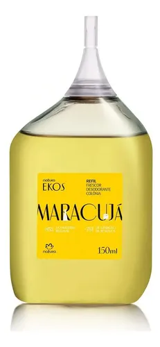 Colônia Frescor Maracujá Ekos Feminino 150ml Refil Natura Volume Da Unidade 100 Ml
