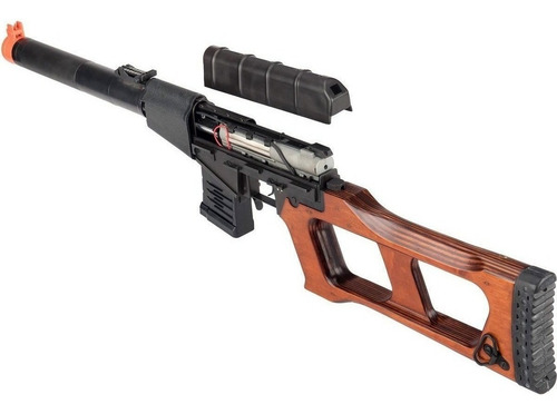 Rifle Airsoft Aeg Vss Vintorez Full Metal E Madeira - Lct
