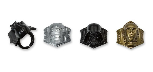 Decopac Star Wars Darth Vader, Anillos De Cupcake C3p0 R2d2,