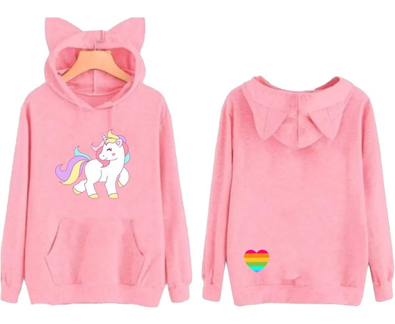 moletom feminino de unicornio