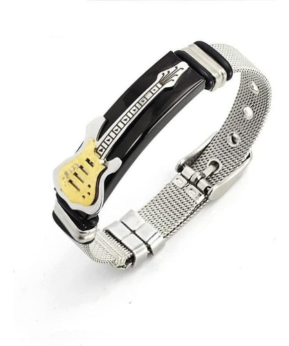 Daxwev Pulsera De Guitarra Correa De Malla, Brazalete De Ace