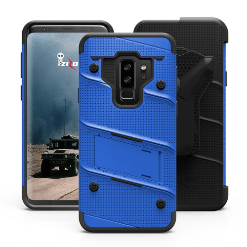 Imagen 2 de 5 de Funda Uso Rudo Bolt Samsung S9 Con Cristal Templ Curvo