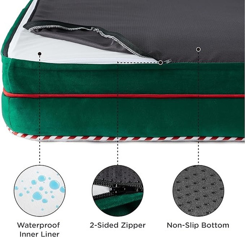 Cama Sillon Ortopedica Para Perros Grandes Color Arbol Sagrado Diseño Colores