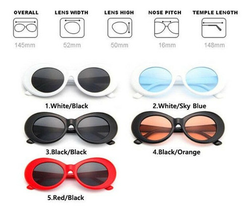 Lentes De Sol Gafas Anteojos Vintage Kurt Cobain