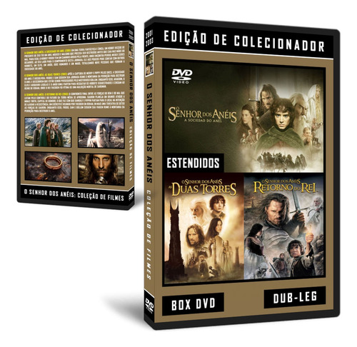 O Senhor Dos Anéis - A Trilogia Em Dvd (vs Estendida)