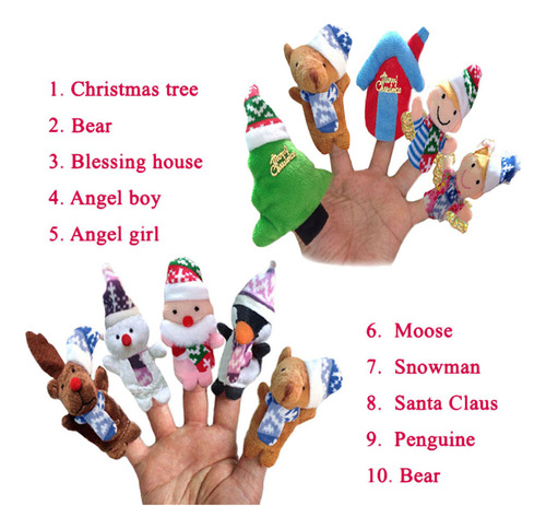 Muñequeras Navideñas De Papá Noel De Story Times, 10 Unidade