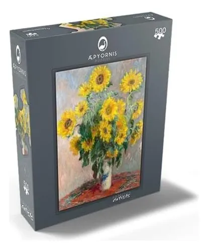 Ramo De Girasoles 1881 De Claude Monet - Rompecabezas Premiu