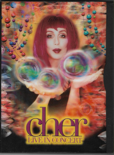 Cher Live In Concert Dvd Original Como Nuevo Tapa Holograma