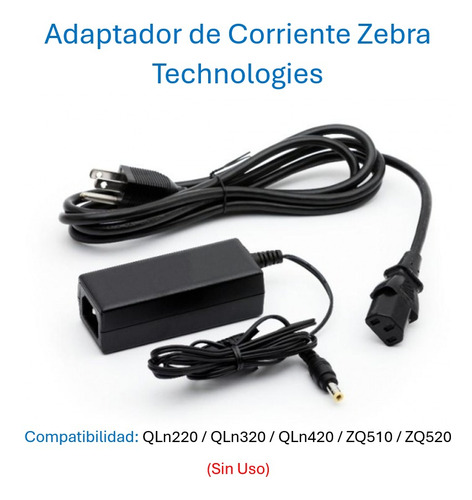 Fuente De Poder Para Impresora Portátil Zebra , Tipo Ca A Cc