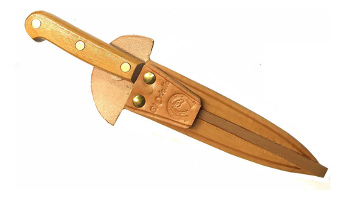 Cuchillo Eskilstuna 364 Hoja 15cm Carbono Cabo Madera +vaina