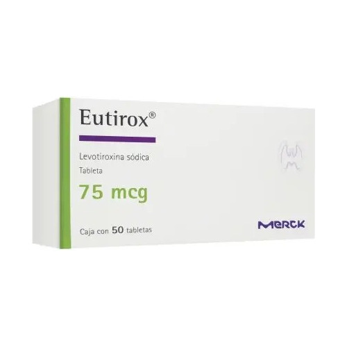 Eutirox 75mcg Tabletas Con 50 Sodica  Levotiroxina