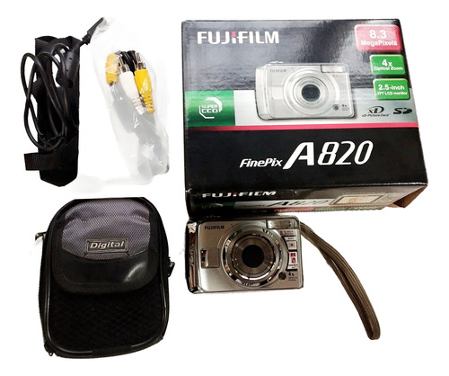 Cámara Digital Fujifilm A820 Finepix. Completa. ¡impecable! Gris (Usado)