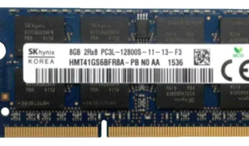 Memoria Ram Color Azul  8gb 1 Sk Hynix Hmt41gs6bfr8a-pb