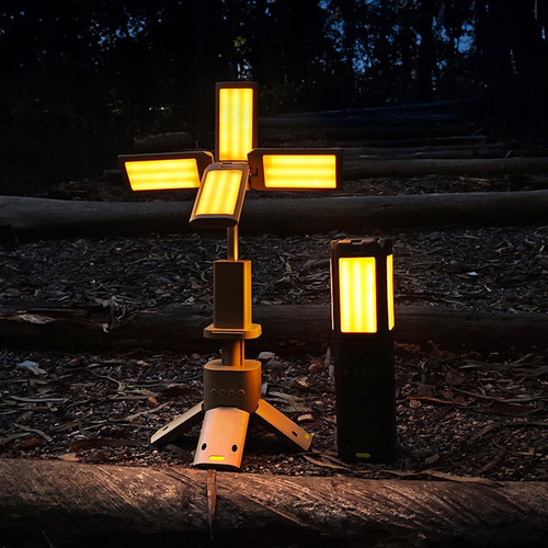 Luz De Camping Led De Trabajo, Linterna De Camping Verde