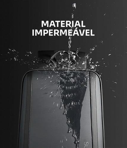 Mochila Bolsa Premium Executiva Notebook 14 Impermeável Preto