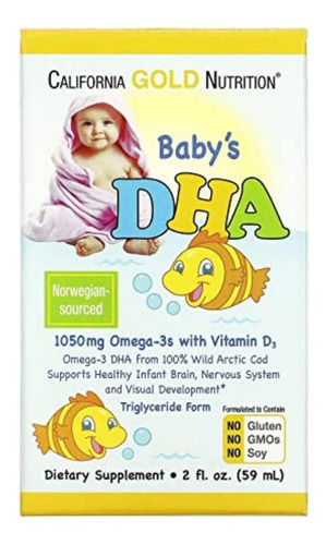 Baby´s Dha Para Bebês + Vitamina A E D3 Importado Dos Eua