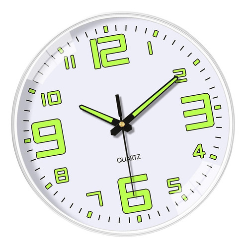 Reloj De Pared Colgante Con Números Números Blancos
