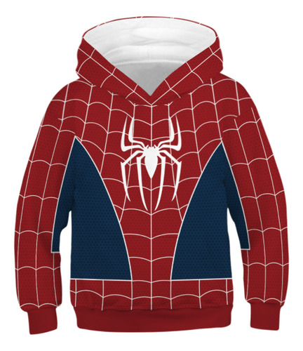 Sudadera Para Niños Cosplay Spiderman Lindo Dibujo Animado