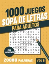 Comprar Libro: 1000 Sopa De Letras Adultos: Libro De Sopa De Letras