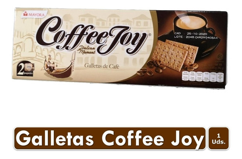 Coffee Joy Galletas De Café 90gr - Kg a $75