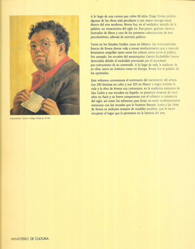 Arte : Diego Rivera (386.pág) Retrospectiva 1992 Museo Sofía (Usado)
