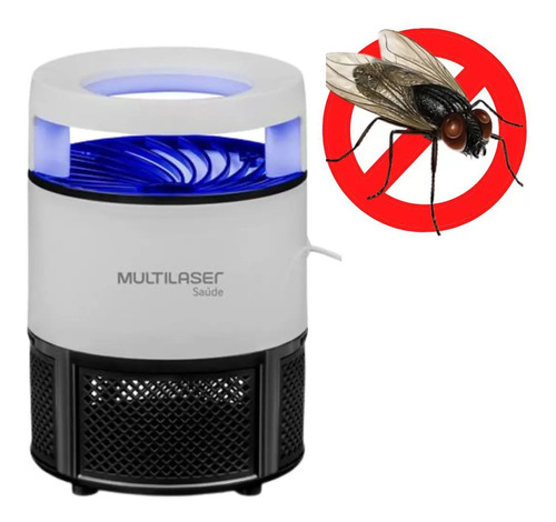 Luminária Com Led Uv Anti Insetos E Mosquitos Multilaser 