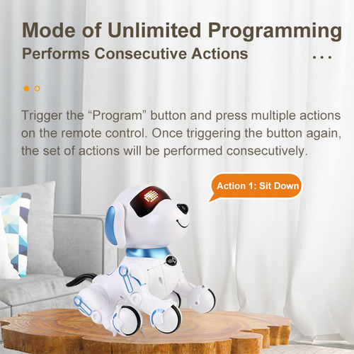 A Juguete Para Perros Robot Rc Con Control Remoto Robot