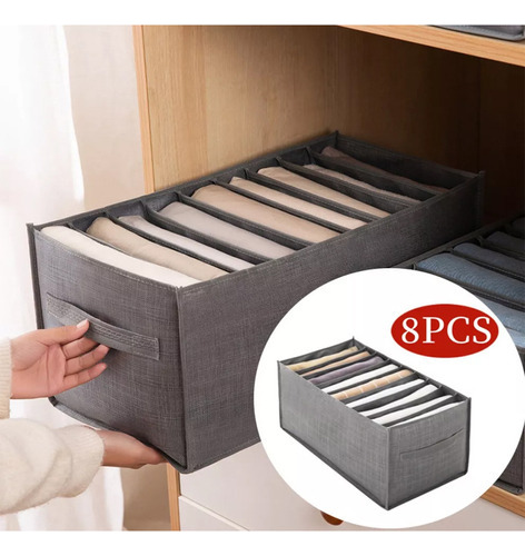Caja Organizadora Grande Kit8, Multiusos, Para Armario