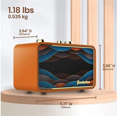 Altavoz Bluetooth Radio Retro Portátil Altavoz Bluetooth Vin