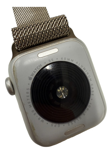 Apple Watch Se 2 - Gps 40mm Modelo A2722 Prateado Milanese Dourado-escuro Prateado (Usado)