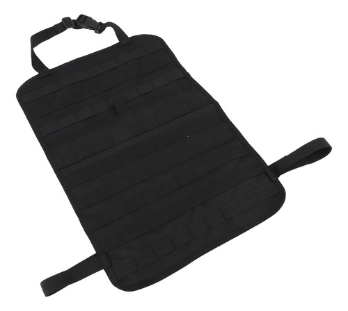 Organizador Trasero Negro Negro De Nailon De Gran Capacidad